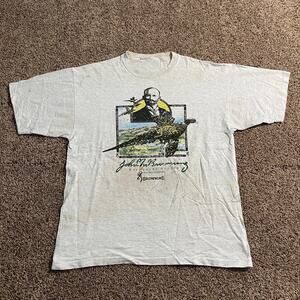 Vintage Browning John M‎ Graphic T Shirt Mens Large Signature Series Hunting 90s
